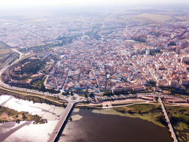 istock Aerial view of Badajoz, Spain 1281811880