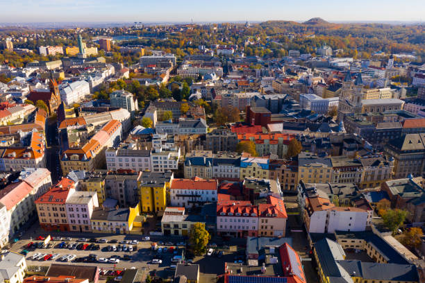 istock View from drone of Ostrava, Czech Republic 1281811973