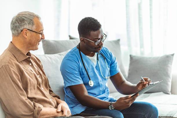 istock Guiding him on the road to recovery 1281812909