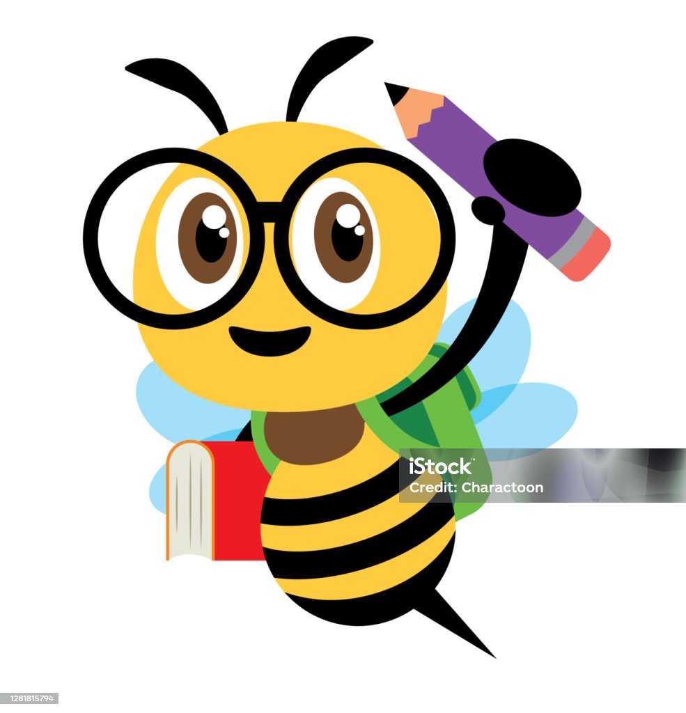 Ilustración de Regreso A La Escuela Personaje Lindo De La Abeja De Dibujos Animados Que Lleva La Bolsa De La Escuela Libro Y Lápiz Y Listo Para La Escuela Con La Sonrisa Ilustración de Regreso A La Escuela Personaje Lindo De La Abeja De Dibujos Animados Que Lleva La Bolsa De La Escuela Libro Y Lápiz Y Listo Para La Escuela Con La Sonrisa