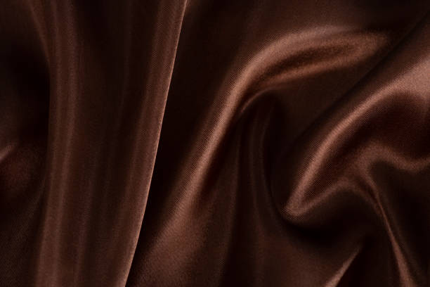 istock Abstract chocolate background, brown abstract satin silk 1281817645