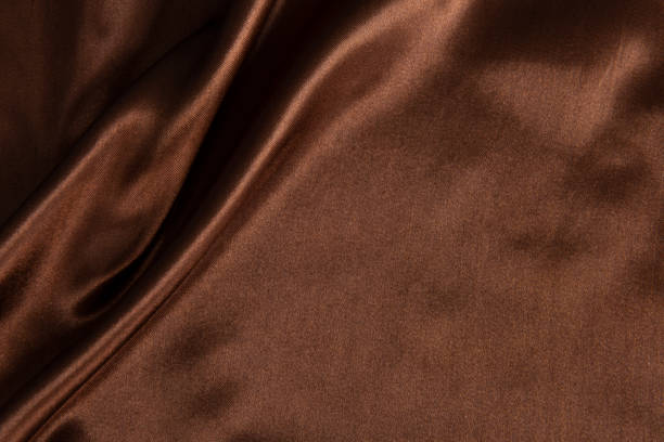 Abstract chocolate background, brown abstract satin silk