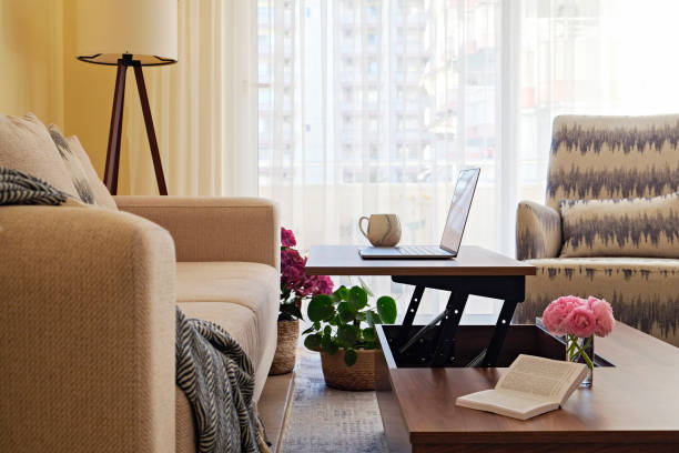 istock Living room full of natural sunlight 1281833914