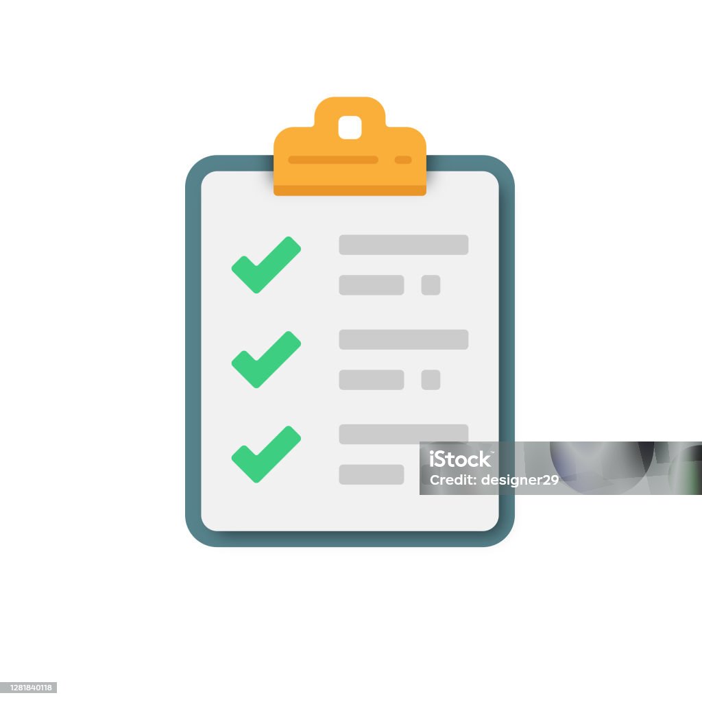 Checklist and Tick Icon Vector Design. Scalable to any size. Vector Illustration EPS 10 File. Checklist stock vector Checklist and Tick Icon Vector Design. Scalable to any size. Vector Illustration EPS 10 File. Checklist stock vector