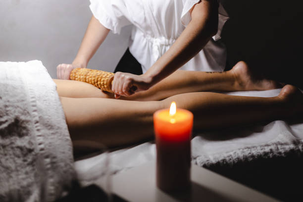 istock Anti cellulite madero therapy 1281848288