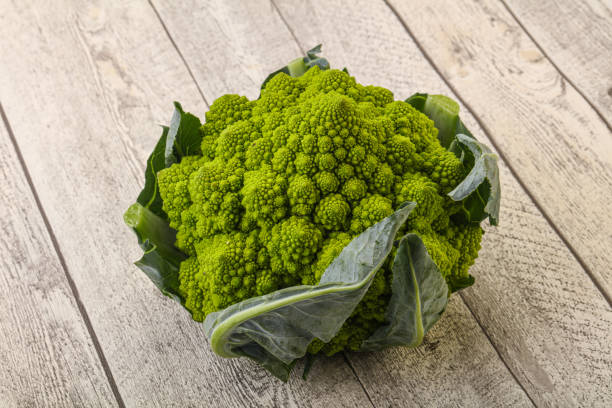 istock Vegan organic food - Romanesco cabbage 1281848802