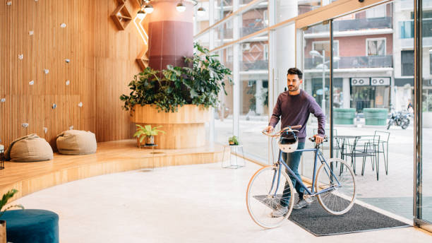 istock Commuters arriving to office lobby 1281858704
