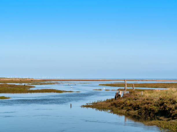istock Flooded marshes at Thornham 1281858781