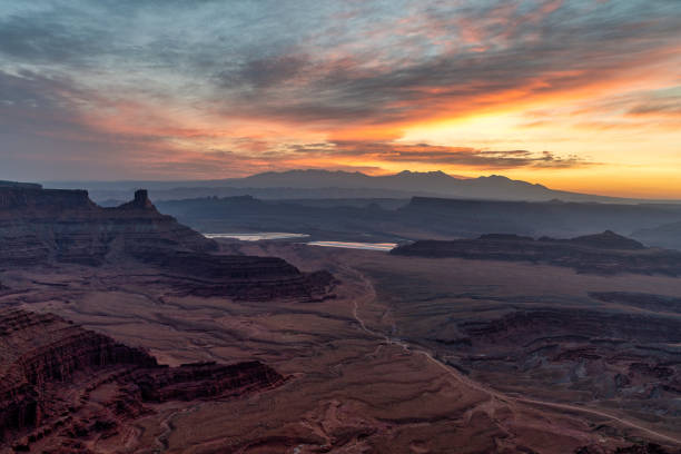 istock Sunrise over desert landscape Southwest USA 1281859900