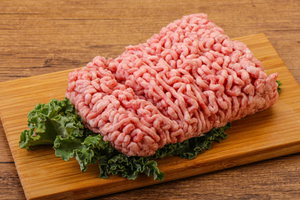 istock Raw pork minced meat for cooking 1281864897