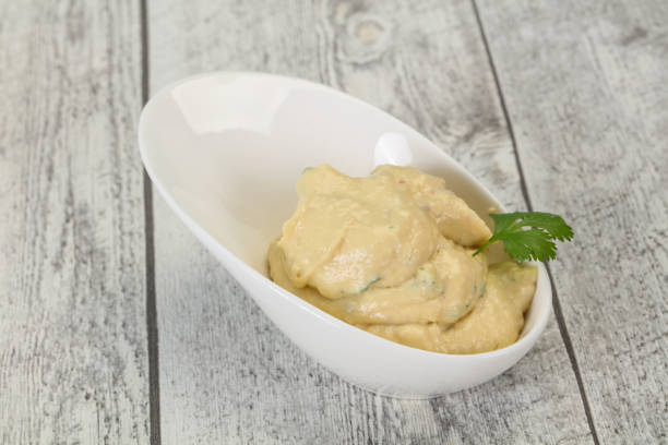 istock Hummus snack with olive oil 1281865135
