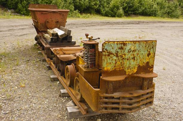 istock Old mining equipment in the Keno silver district of Yukon 1281868699