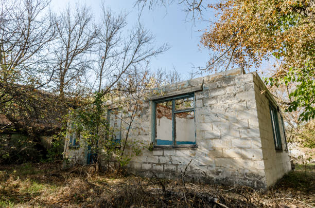 istock old abandoned village house in Ukraine 1281871516