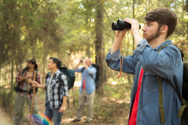 istock Four multi-ethnic guys enjoying a hiking and camping trip. 1281873498