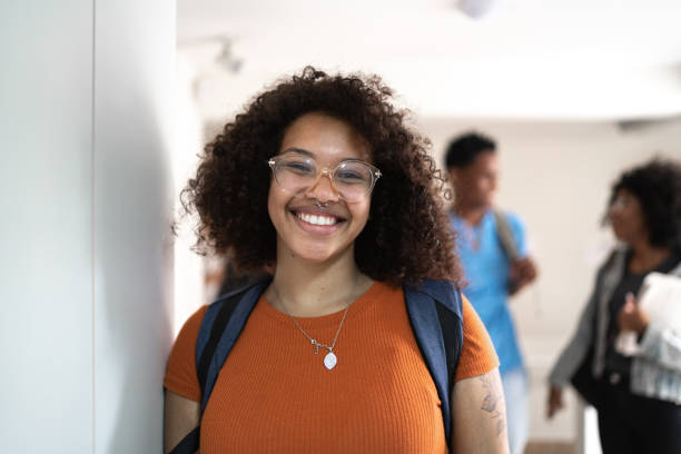 istock Portrait of a student in the university corridor 1281876666