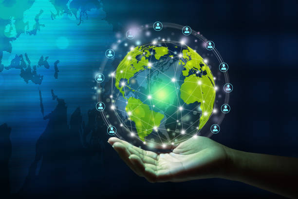 istock New world business connection concept. 1281877079