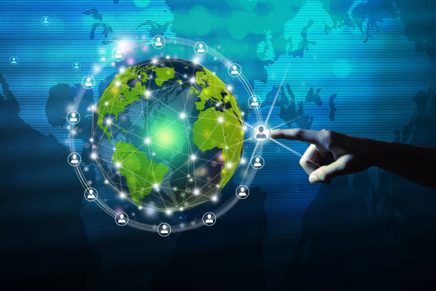 istock New world business connection concept. 1281877097