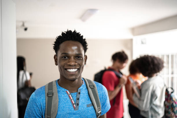 istock Portrait of a student in the university corridor 1281877632