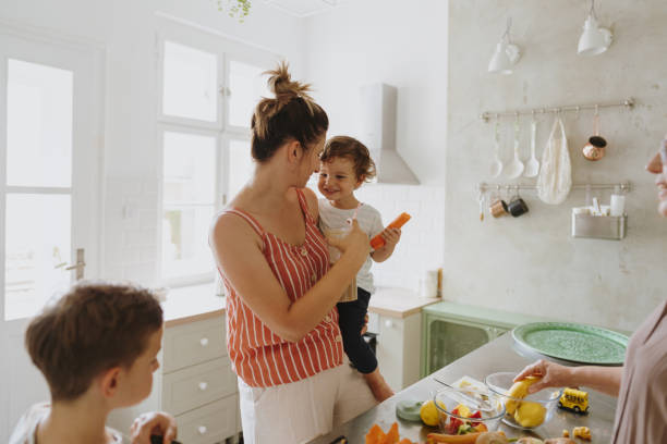 istock Healthy snack for my boys! 1281879818