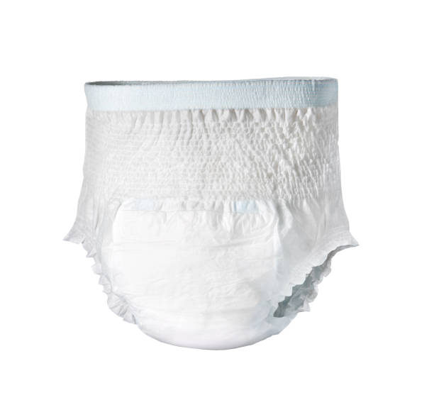 adult incontinence diaper without people and isolated on white background diaper for adult incontinence, picture isolated on white background and without people Diaper stock pictures, royalty-free photos & images