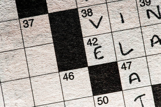 istock Crossword Close-up 1281881050