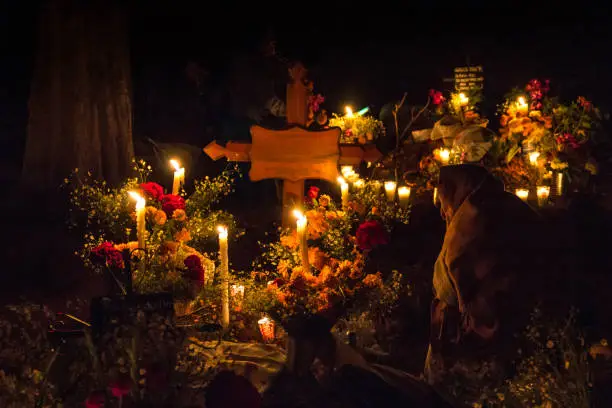 Photo of Day of the dead in Janitzio Michoacan Mexico