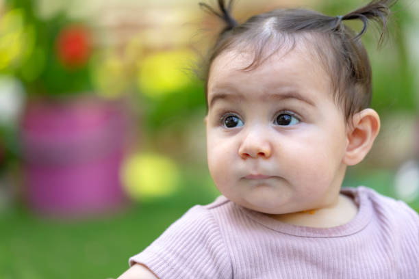 istock Middle Eastern Turkish Baby Girl 1281889344