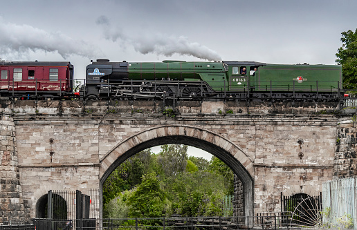 A low key event where the Tornado Locomotive was positioned over the world famous Bonomi Skerne Bridge for the 195th Birthday of the railways.