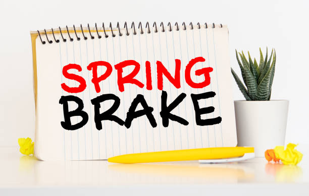 istock Word writing text Spring Brake. Business concept for Easter week School vacation for students Party Relax Leisure 1281901484
