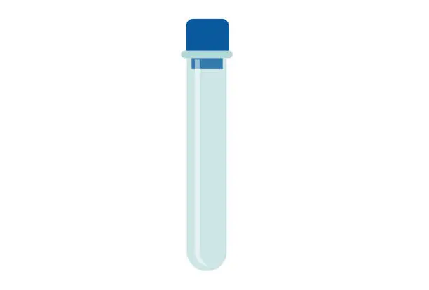 Vector illustration of Laboratory glassware