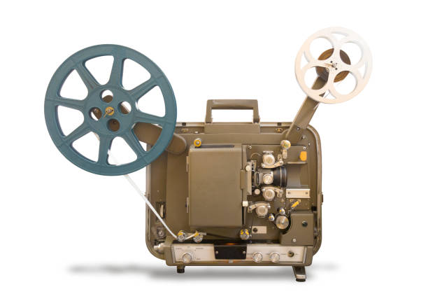 istock old-fashioned cinema projector isolated on white background 1281923795