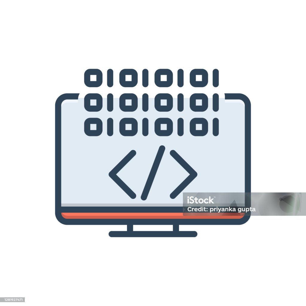 Coding Application Stock Illustration - Download Image Now - Applying ...
