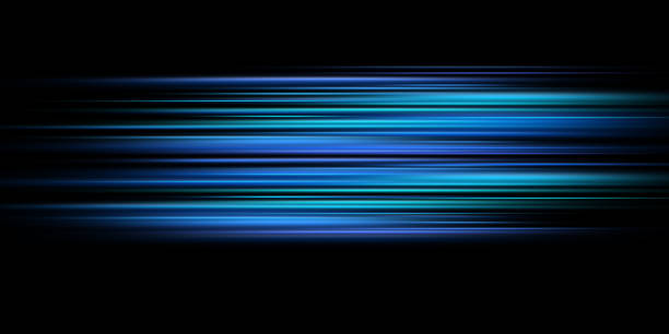 istock Motion concept neon shiny lines on liquid color gradients abstract backgrounds. Dynamic shadows and lights templates for text 1281931212