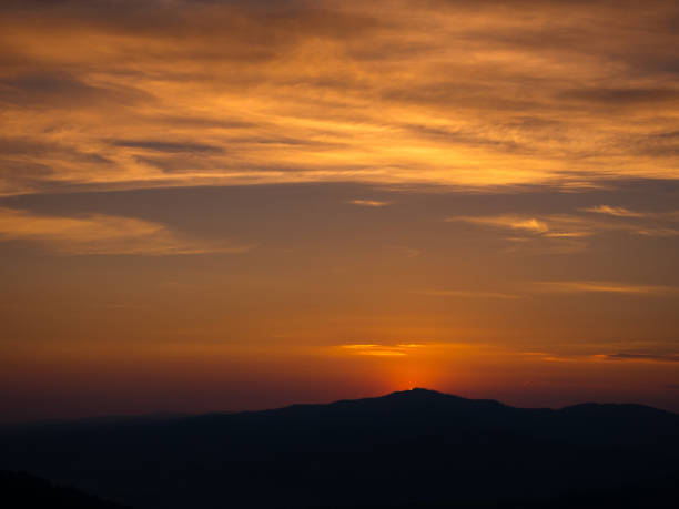 istock Sunset in Pieniny Mountains in summer 1281933796