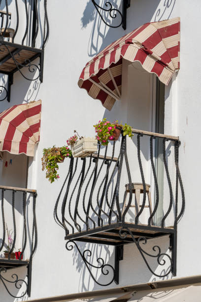 istock Decorative balcony of a house in Turkey 1281935593