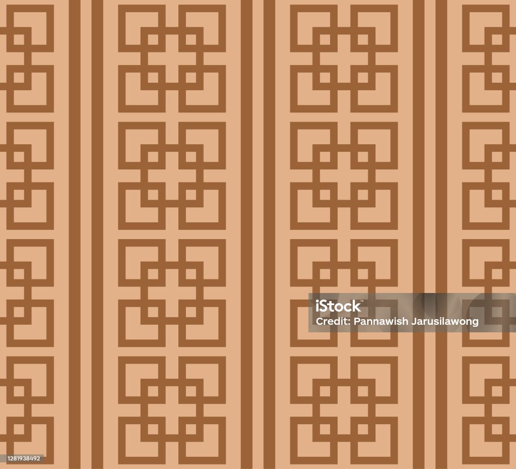 Japanese Square Pattern Japanese Overlap Square Vector Seamless Pattern Stock Illustration ...