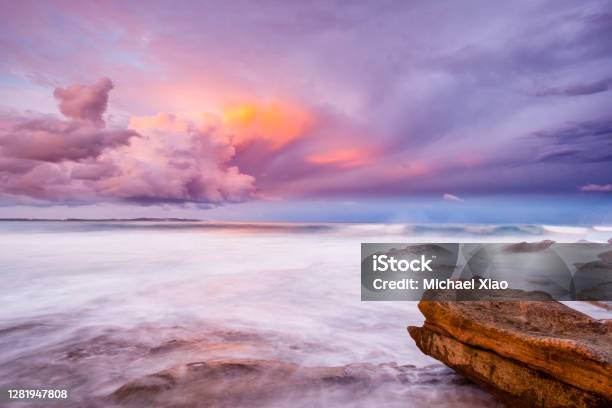 Amazing Sky And Water In Cronulla Stock Photo - Download Image Now - Cronulla Beach, Australia, Awe