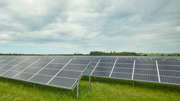 Solar Panels stock photo
