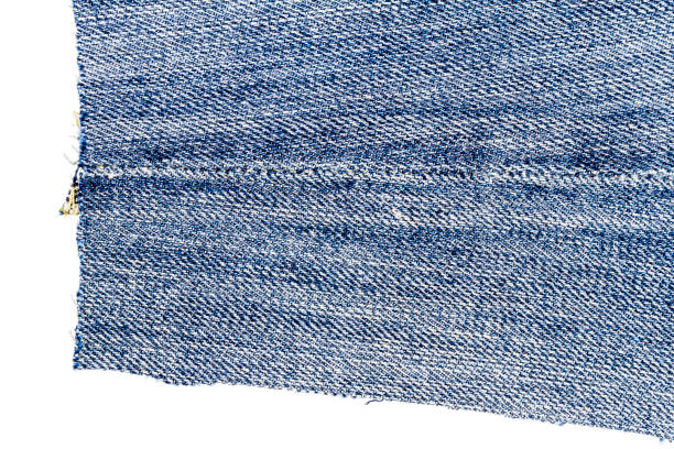 istock Piece of light blue jeans fabric 1281954021