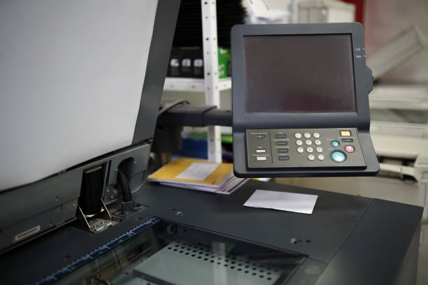 istock Photocopier machine at office 1281956265