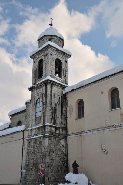 istock Bojano, Molise, Italy. Beautiful winter panorama 1281957401