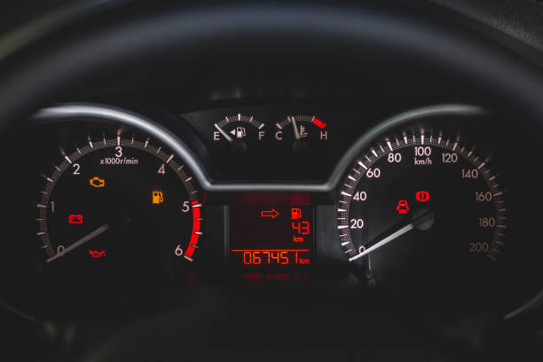 istock car​ instrument panel, car​ speed motor of​ night, car​ dashboard​ modern​ automobile control​illuminated panel​ speed display. 1281957622