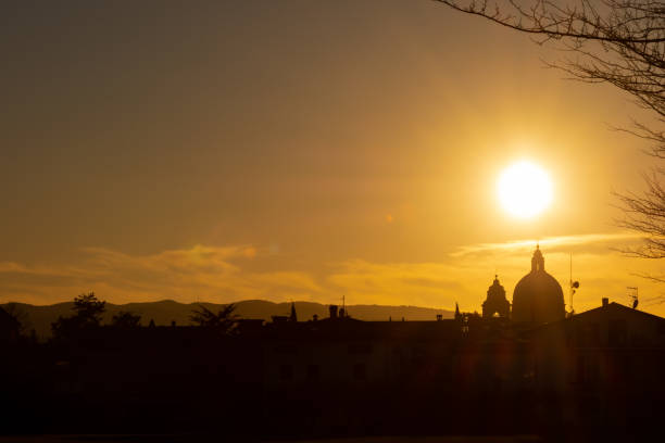 istock Assisi, Perugia, Umbria. Sunset, New Year' 1281957717