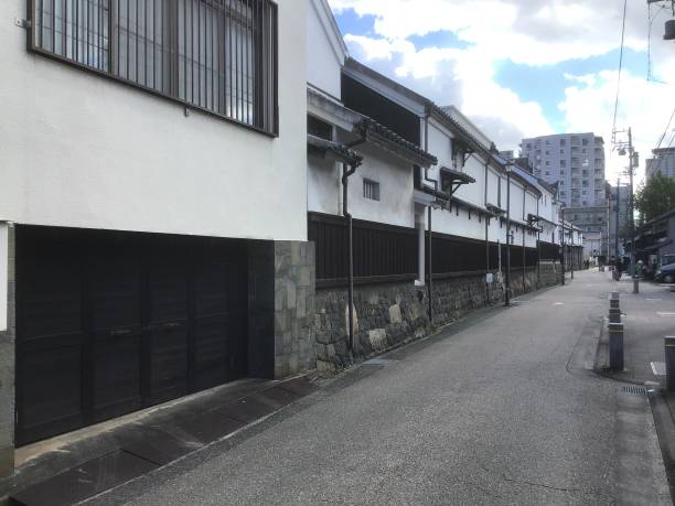 istock A street with white walled storehouses 1281964187