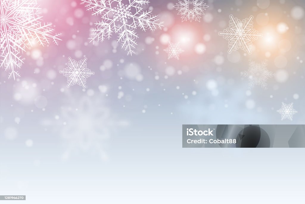 Weihnachtshintergrund mit Schneeflocken - Lizenzfrei Bildhintergrund Vektorgrafik Weihnachtshintergrund mit Schneeflocken - Lizenzfrei Bildhintergrund Vektorgrafik