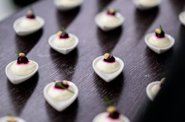istock Luxury Sofa Cherry And Cream Dessert Selection 1281967752