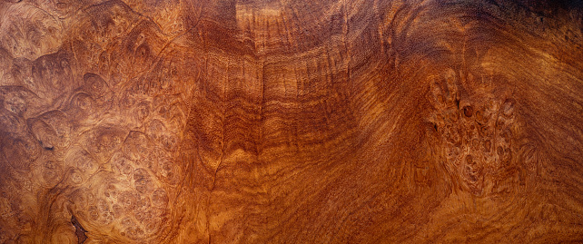Naturaleza Afzelia burl madera a rayas son de madera hermoso patrón para artesanías o fondo photo