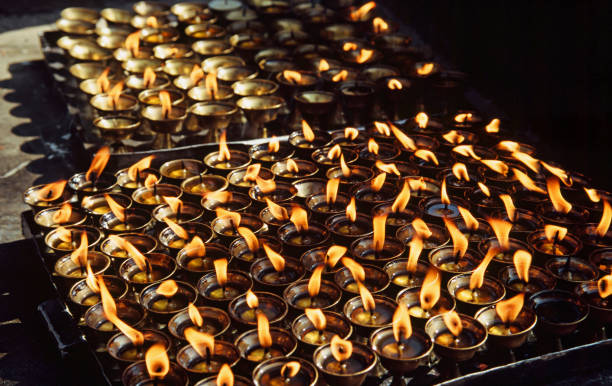 istock Ghee Lamps, Tibetan Buddhism 1281982118