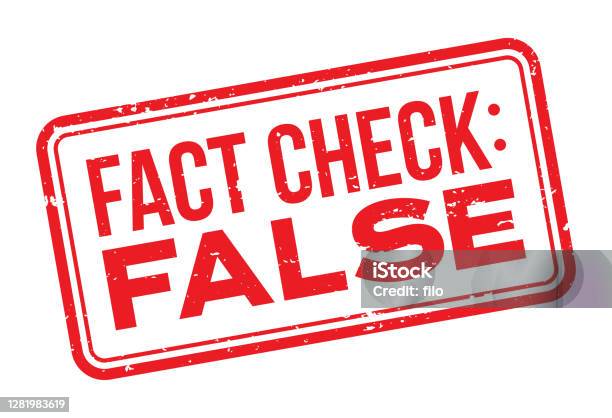Factcheck Incorrect Fact Check False Red Stamp Stock Illustration - Download Image Now ...