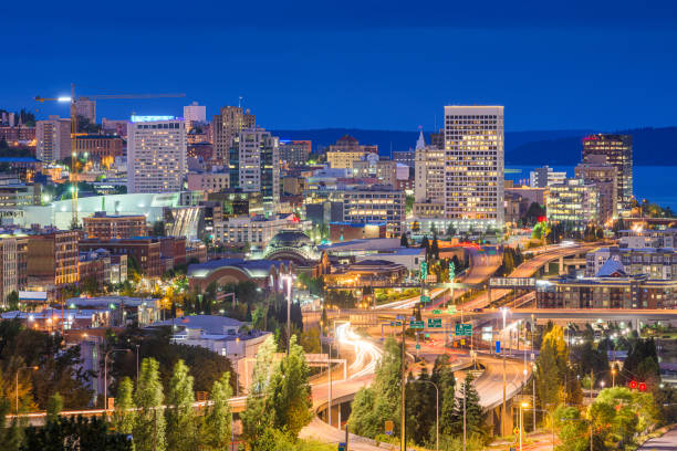 istock Tacoma, Washington, USA Skyline 1281989076